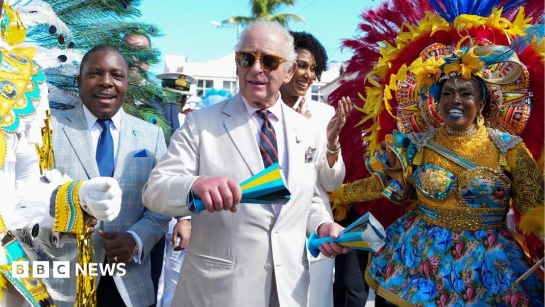 Watch: King dances in the streets of the Bahamas capital image