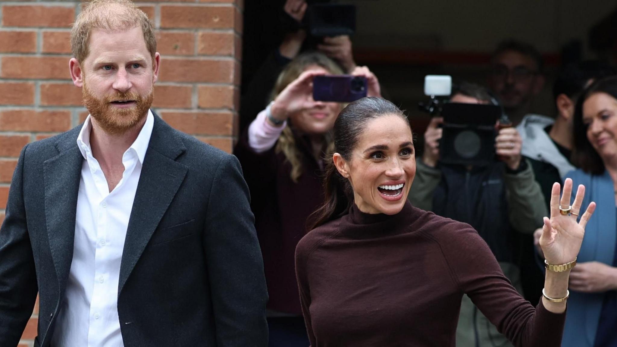 Duke and Duchess of Sussex on a visit to Nottingham on 15 October 2026