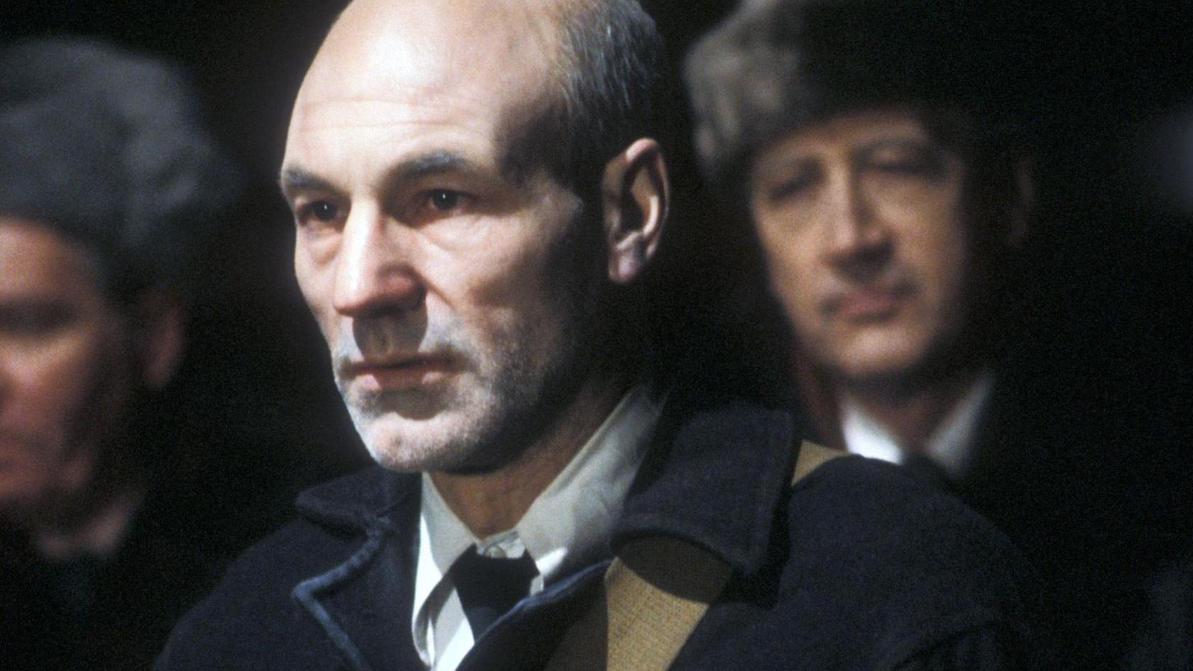 Patrick Stewart as a Russian spy in the 1982 BBC series Smiley's People