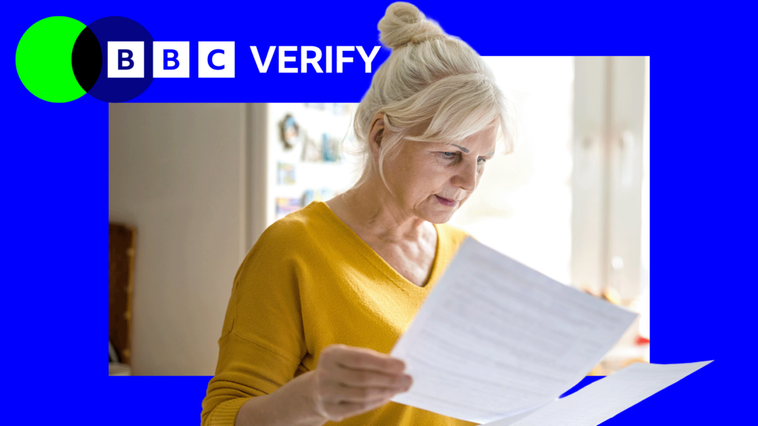 What’s in the Conservatives’ inheritance tax plan and who benefits? A woman wearing a yellow top looks at two documents