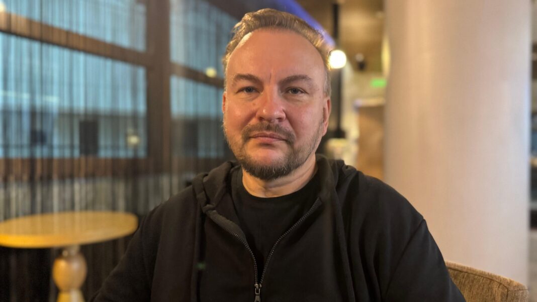 Ukrainians dying because US restricting intelligence sharing, Zelensky adviser tells BBC Serhii Beskrestnov speaking to the BBC in Kyiv. He is sitting in a chair wearing a black hoodie over a black t-shirt