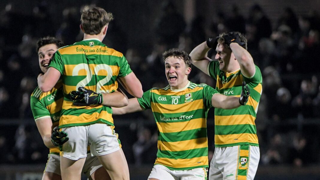Morgan’s moment of magic as Edendork make Tyrone history Edendork celebrate winning their first ever Tyrone SFC title