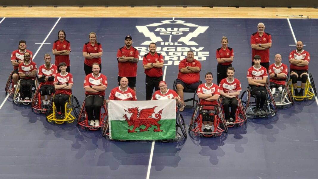 Two Wales changes to face Australia at World Cup Wales Wheelchair Rugby League squad and coaching staff