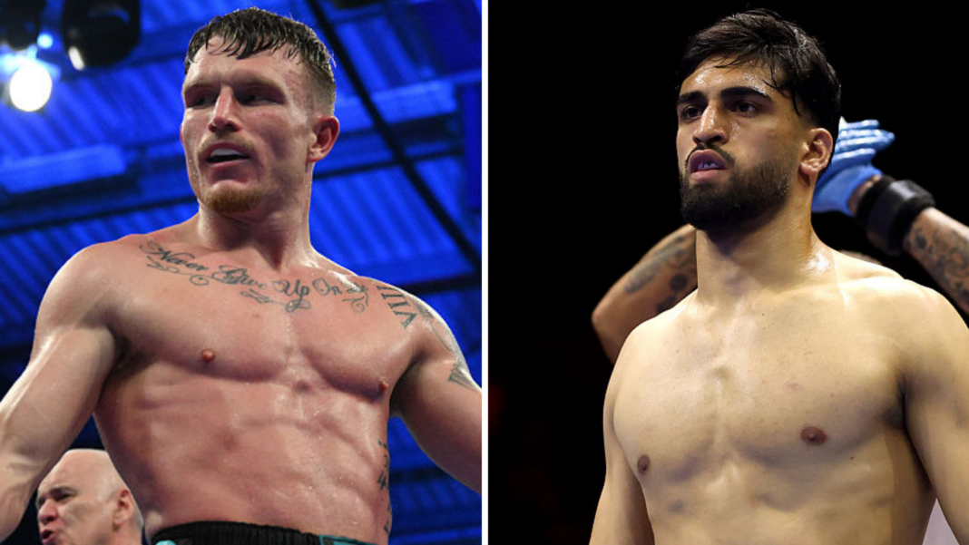 How world champion Smith can become a mainstream star A side-by-side image of Dalton Smith and Adam Azim - both are shirtless and in a boxing ring.