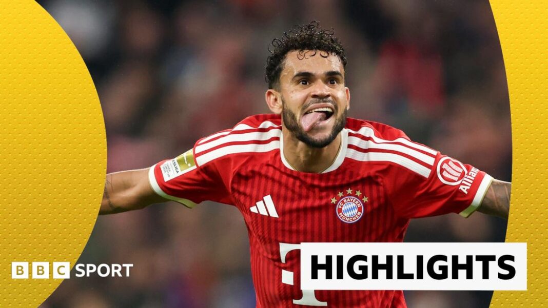 Diaz hat-trick fires Bayern to win in Kane’s 100th Bundesliga game Diaz hat-trick fires Bayern to win in Kane’s 100th Bundesliga game