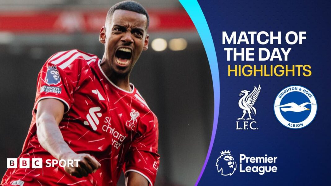 Liverpool earn first league win at Anfield with victory over Brighton Liverpool earn first league win at Anfield with victory over Brighton