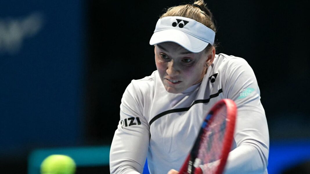 Rybakina secures year-end number one ranking Elena Rybakina hits the ball during her match against Yulia Putintseva at the Pan Pacific Open in Tokyo