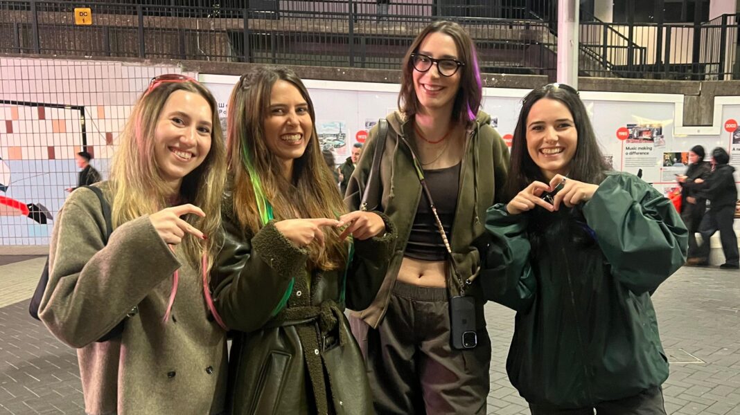Manifest: From reality TV to Wembley Arena in one turbulent year Four women pose with two making heart symbols with their hands