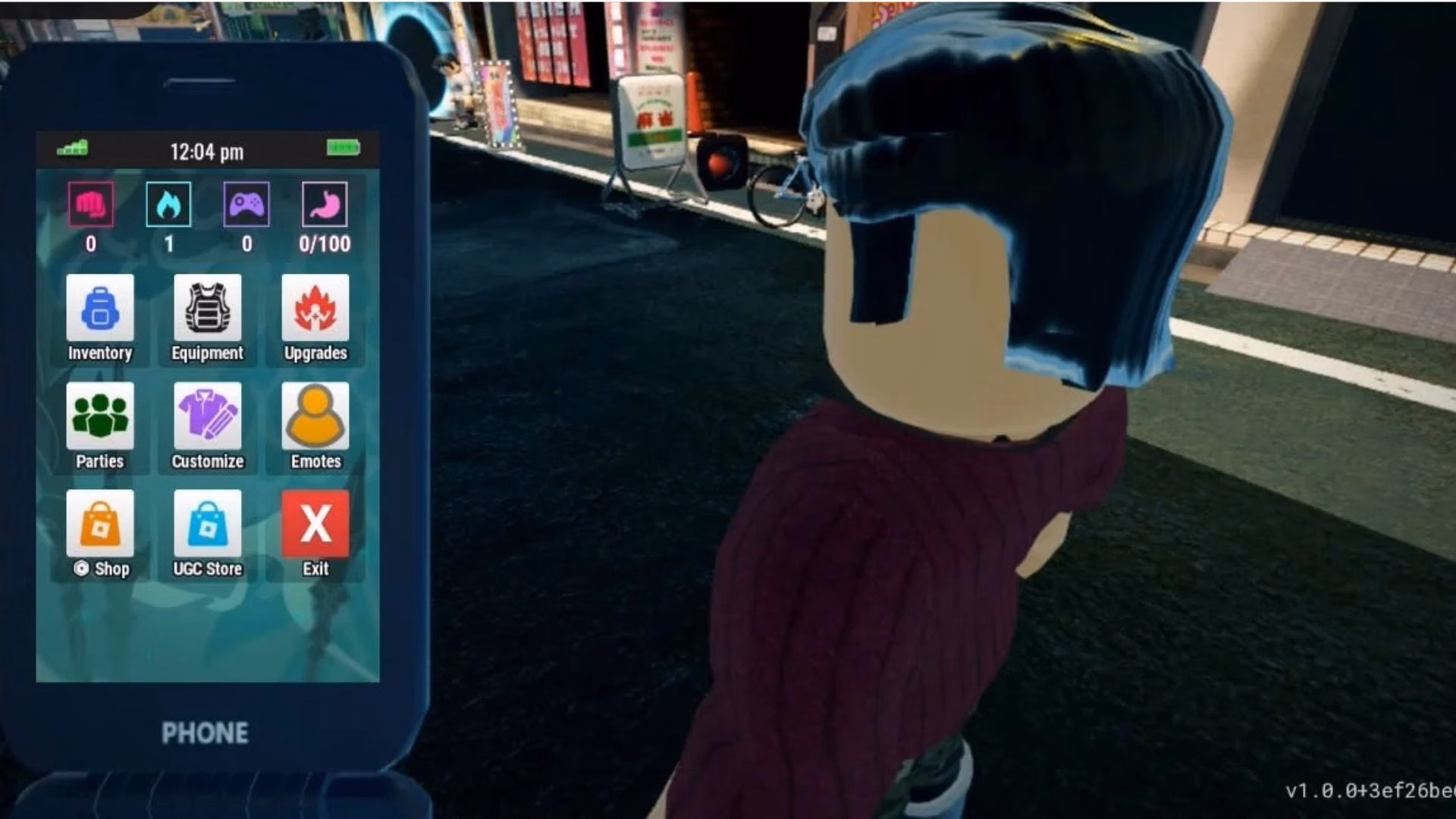 The Phone menu (Image via Roblox)