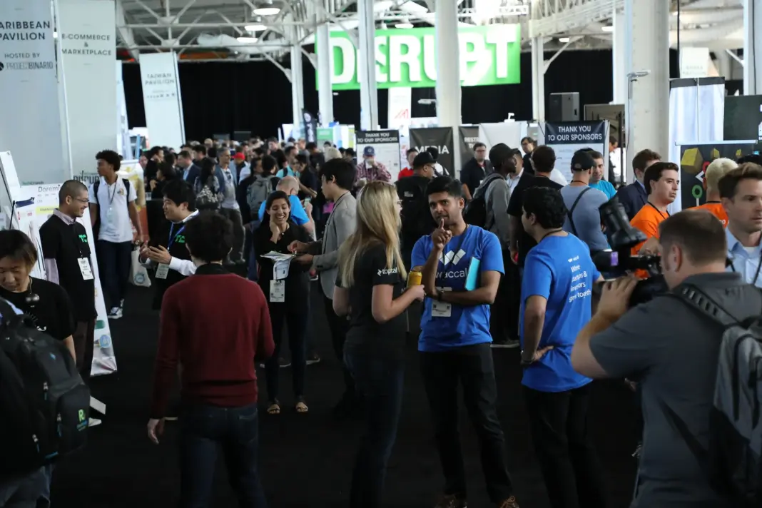 TechCrunch Disrupt 2026: Blackstone’s Jas Khaira on building the next generation of AI giants Crowded Expo Hall at TechCrunch Disrupt 2017 in SF