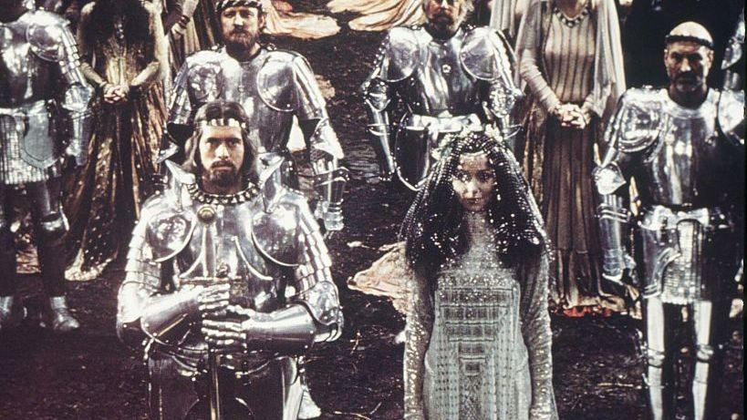 Sir Patrick in knights armour in a set (far right)