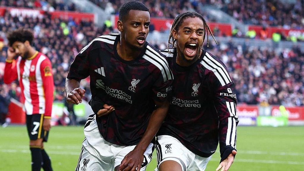 Bradley Barcola and Alexander Isak
