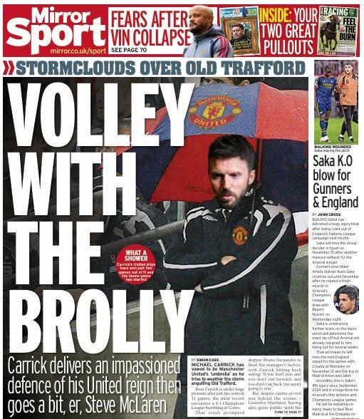 Daily Mirror back page