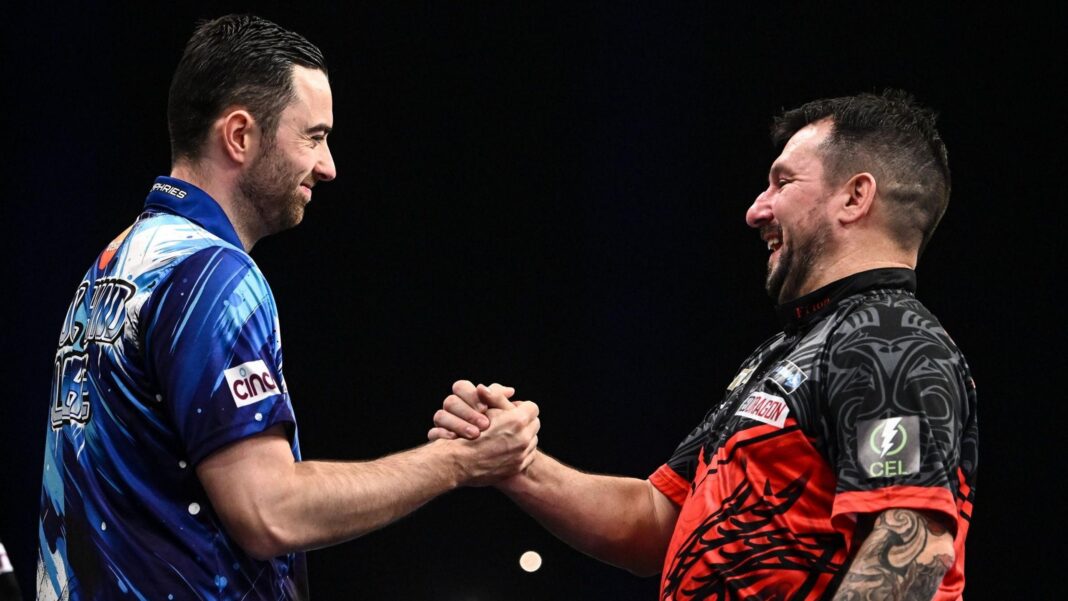 Luke Humphries and Jonny Clayton