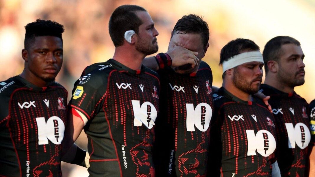 Andrews died of tear in artery around heart – autopsy Lions players are emotional during a minute's silence for late team-mate Hyron Andrews