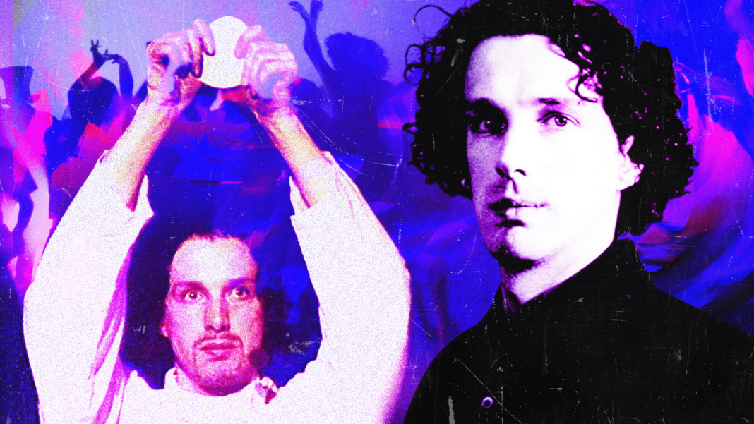 How rapist priest exploited charisma to abuse his ‘cult-like’ congregation A composite image shows two pictures of Chris Brain over a backdrop of a blue and purple rave-like party scene. On the left, Chris Brain is pictured holding a piece of communion bread over his head during a service. On the right is a portrait of him looking at the camera. He has long, dark, curly hair.