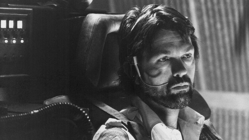 Actor Tom Skerritt in a scene from the movie 'Alien' in 1979.