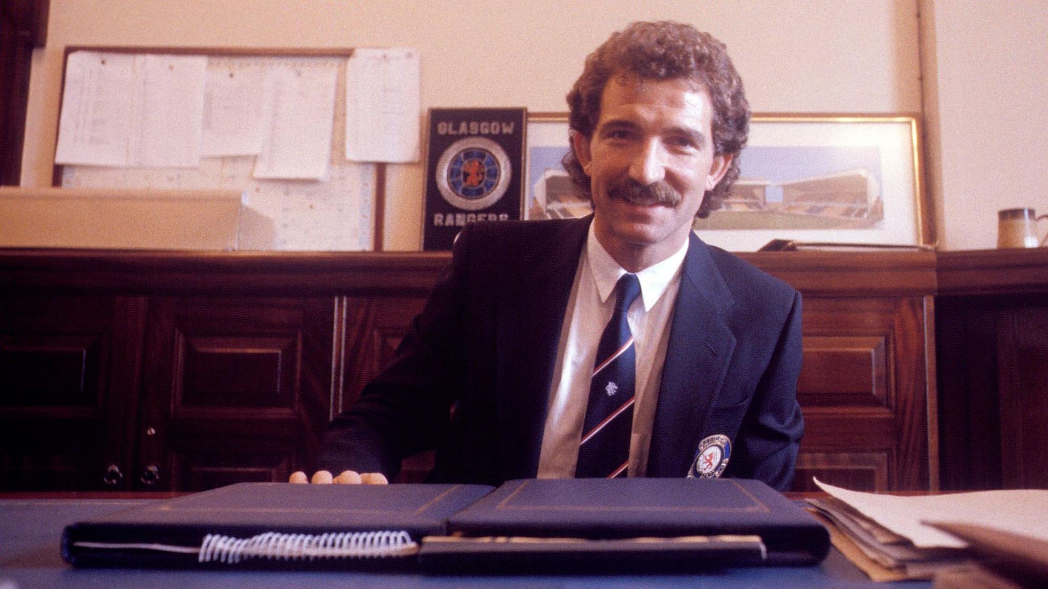 Graeme Souness in his office at Ibrox
