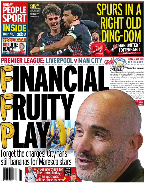 Sunday People back page