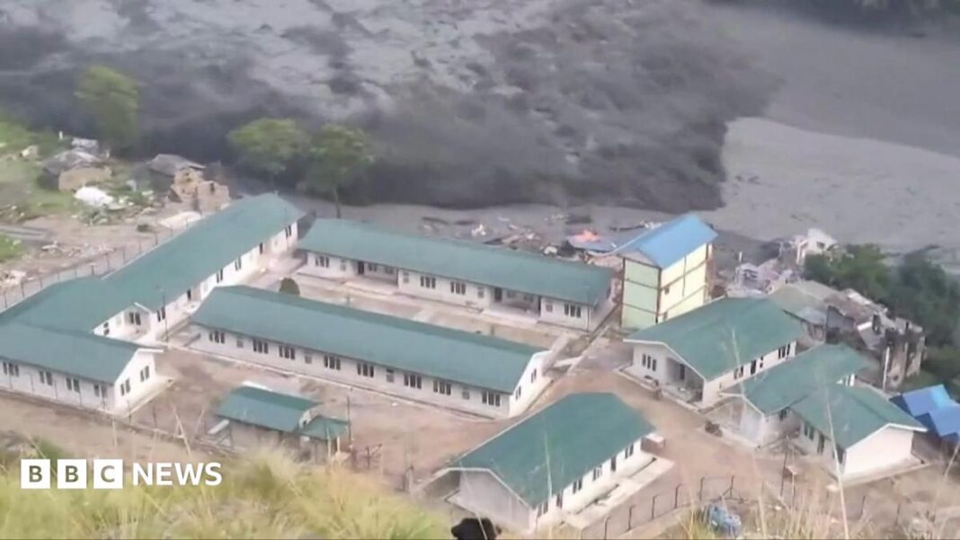 Buildings swept away as flash floods hit central Nepal image