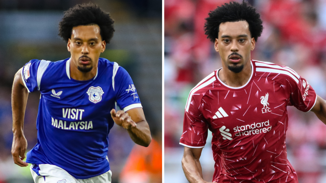 Calum Scanlon in action for Cardiff and Liverpool