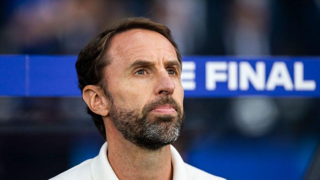 Gareth Southgate looks on during the final of Euro 2024