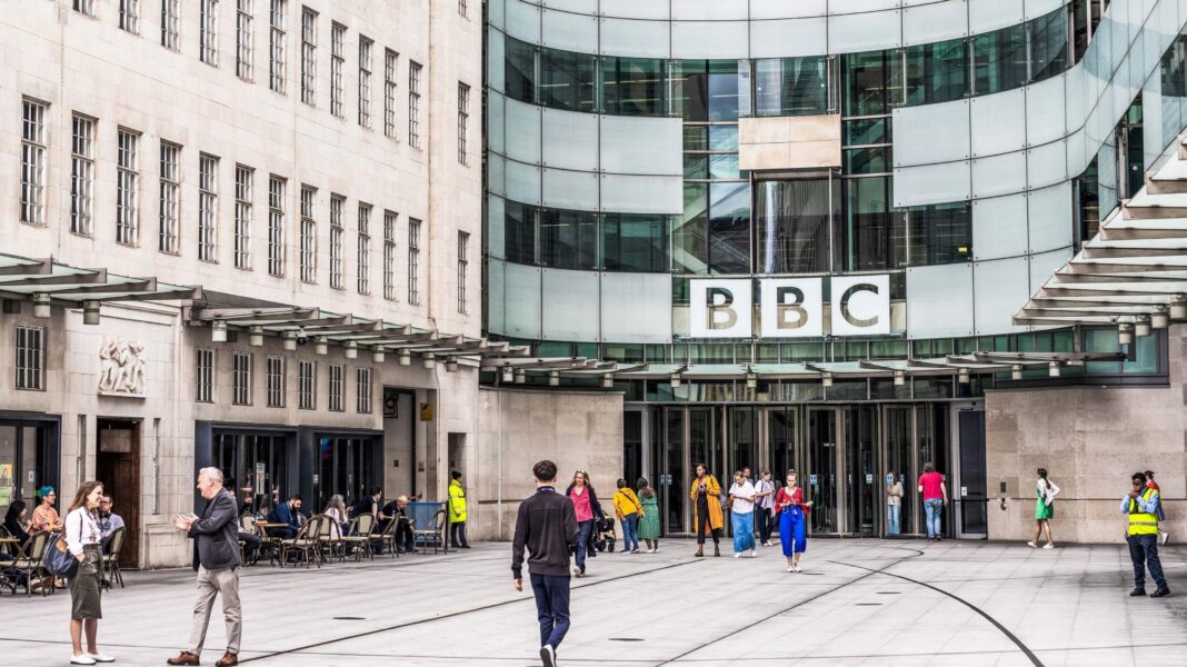 Oscar-winning producer says BBC gave her £400,000 payout after she raised antisemitism concerns Front of BBC New Broadcasting House