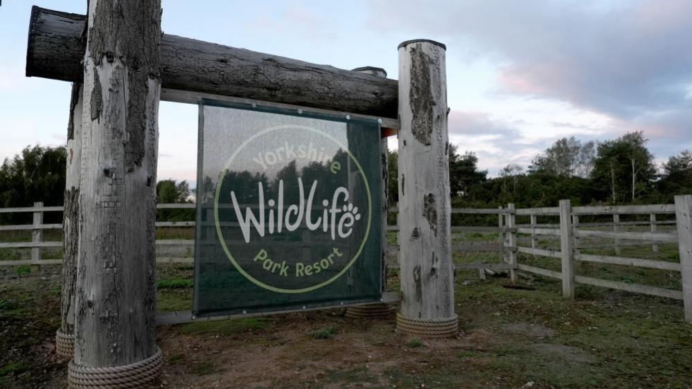 General view of the entrance to Yorkshire Wildlife Park.