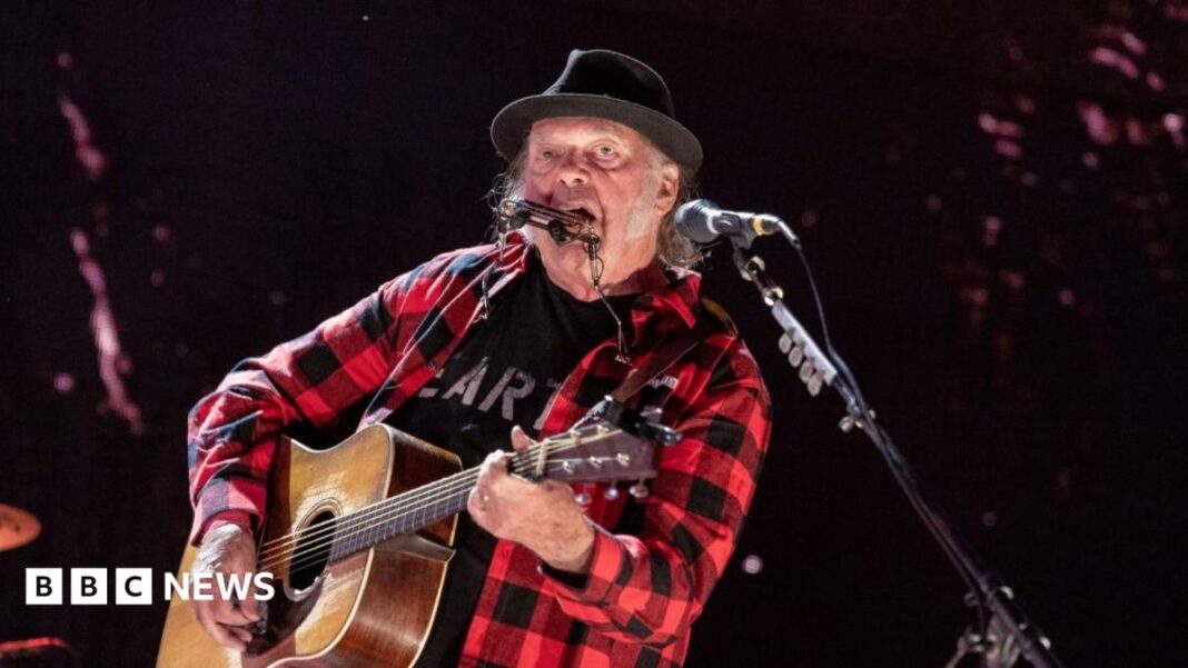 Neil Young again sues Trump campaign for playing Rockin’ in the Free World at rally Neil Young again sues Trump campaign for playing Rockin’ in the Free World at rally