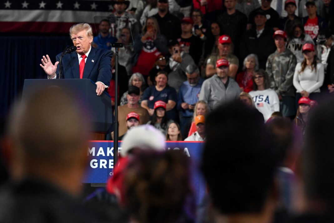Russia’s offensive ability is broken, Kyiv’s former top general tells BBC Trump speaking at a rally