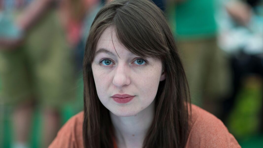 Sally Rooney, novelist, at the Hay Festival on May 28, 2017 in Hay on Wye, United Kingdom.