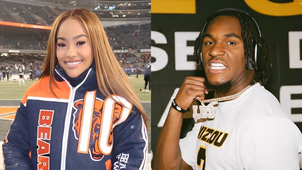 Luther Burden III drops flirty 1-word message for fiancée Kendall Minglae as she shows off custom gameday fit after Bears win vs. Patriots Luther Burden III drops flirty 1-word message for fiancée Kendall Minglae as she shows off custom gameday fit after Bears win vs. Patriots