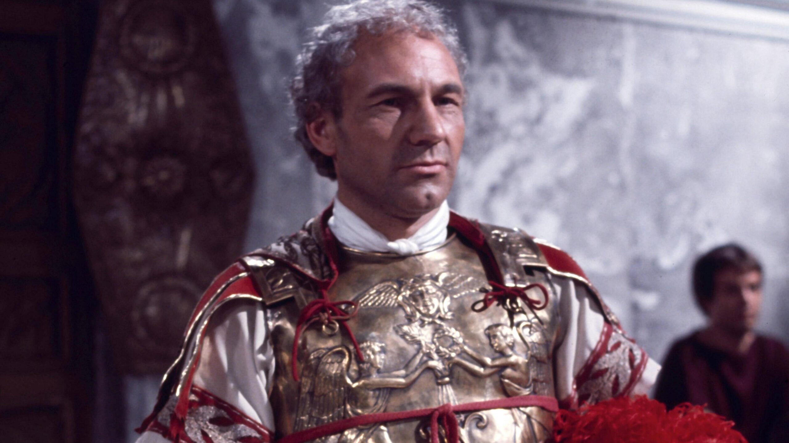 Patrick Stewart as a conspiratorial Roman soldier in the BBC's I, Claudius in 1976