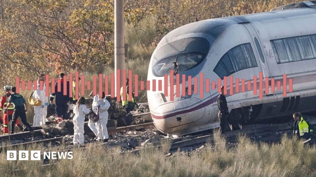 ‘Continue your journey’: Key moments of leaked Spain train crash audio image