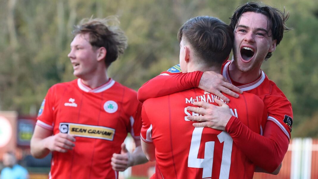 Cliftonville celebrating