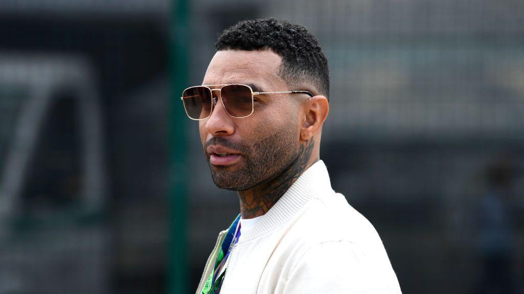Jermaine Pennant at the British Grand Prix at Silverstone in 2022