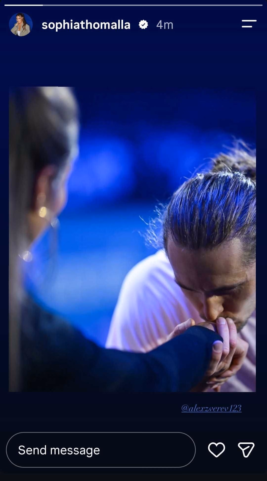 Sophia Thomalla's Instagram story