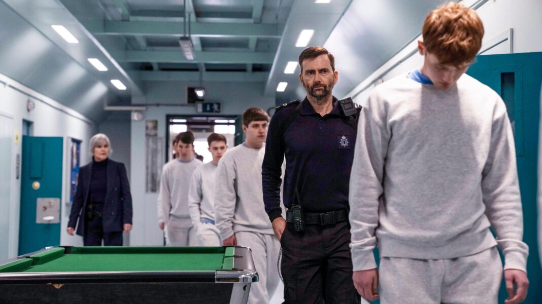 Jimmy McGovern claims young offender institution staff ‘lazy’ Actors, including Siobhan Finneran and David Tennant, portray prison officers and young offenders on the set of the drama Time