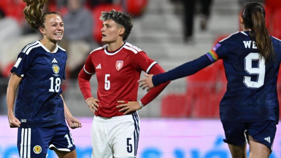 Delight for Cuthbert with Scotland after ‘long summer’ of recovery Scotland players celebrating