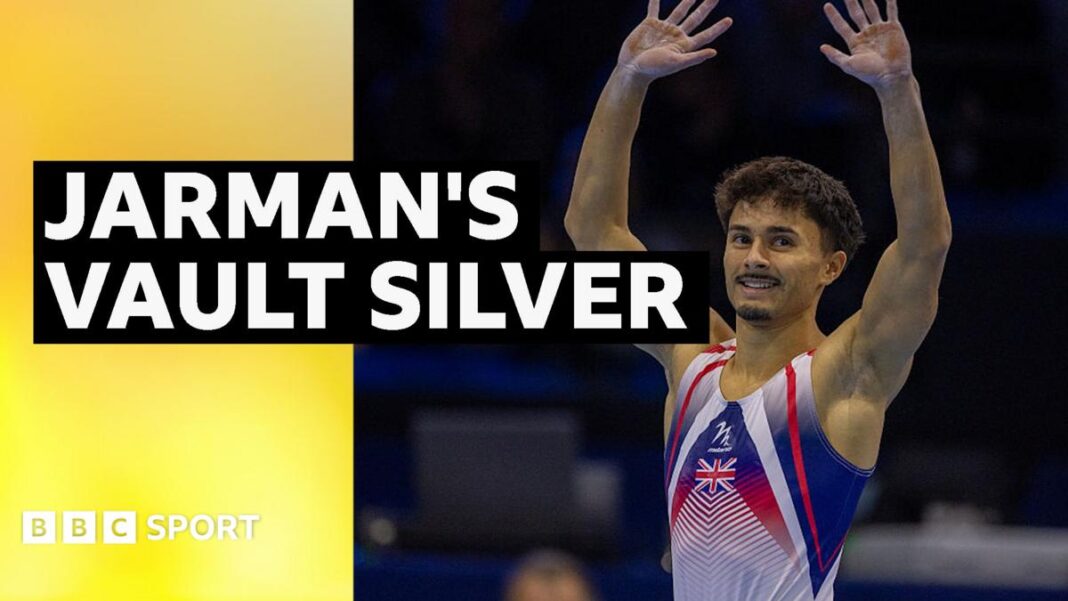 Jarman wins historic second Worlds silver in vault final image