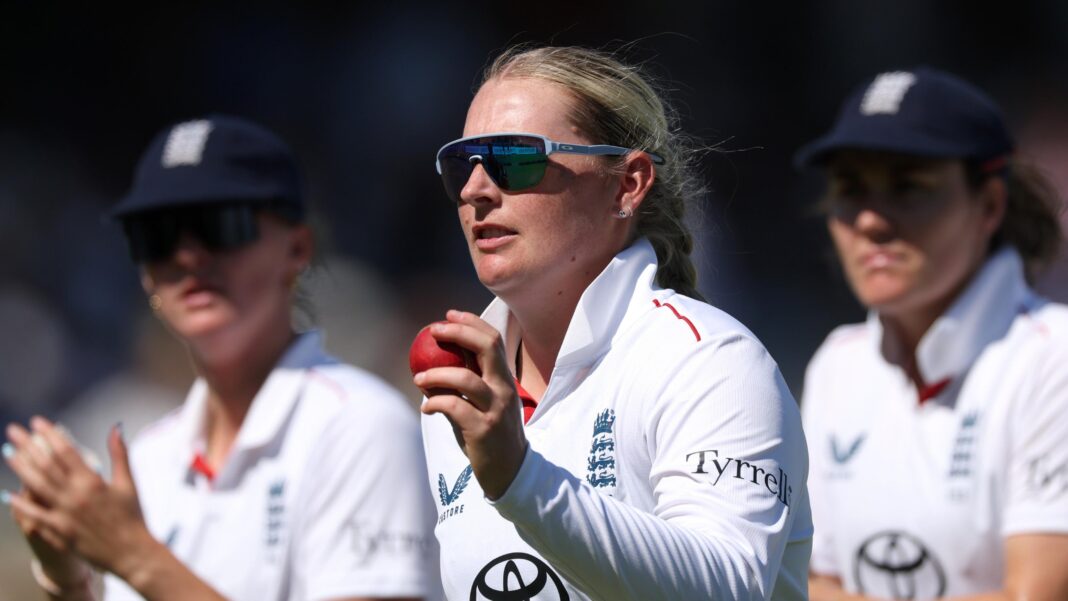 ECB help would make women’s Test a ‘certainty’ – West Indies Sophie Ecclestone raises ball after five-wicket haul in England-India Test at Lord's