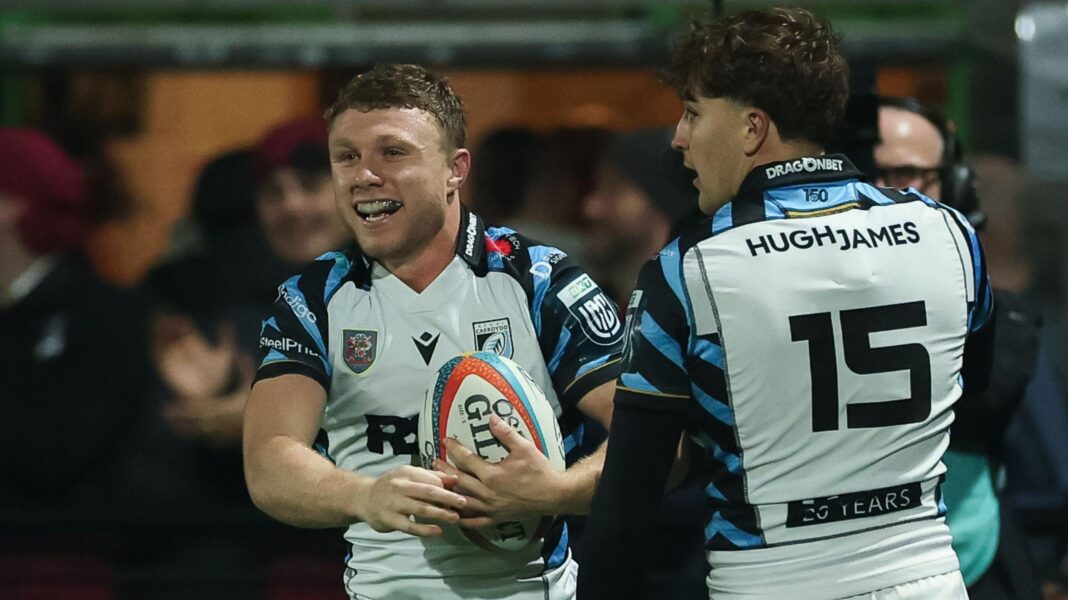 Tom Bowen made 15 appearances for Cardiff in the 2025-26 season and scored eight tries