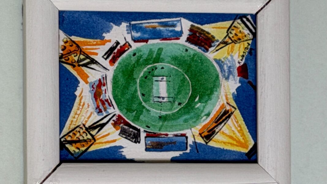 Futuristic eco cricket ground in Spain eyes Test match An artist's impression of the WACA by Daniel Weston's father