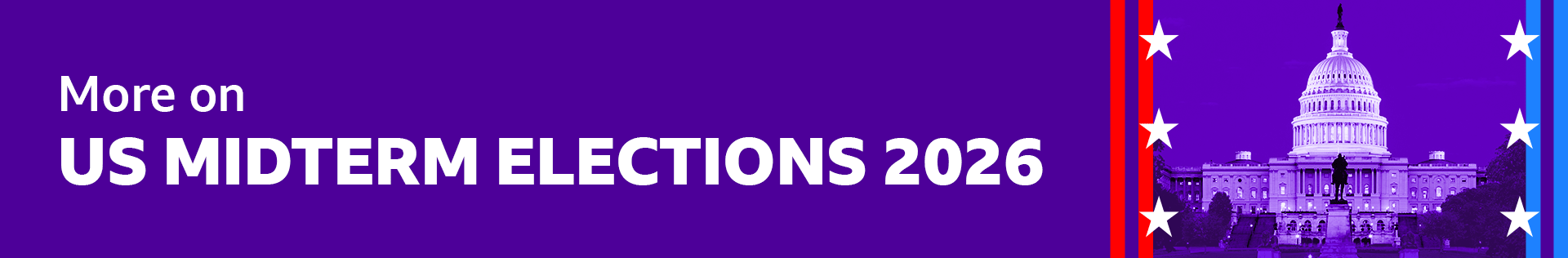 Banner showing 'More on US Midterm Elections 2026