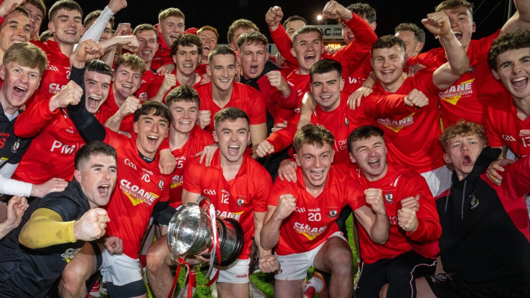 ‘It’s probably been too long’ – Lynch on Derry SFC win Odhran Lynch and the rest of Magherafelt celebrate winning the Derry SFC