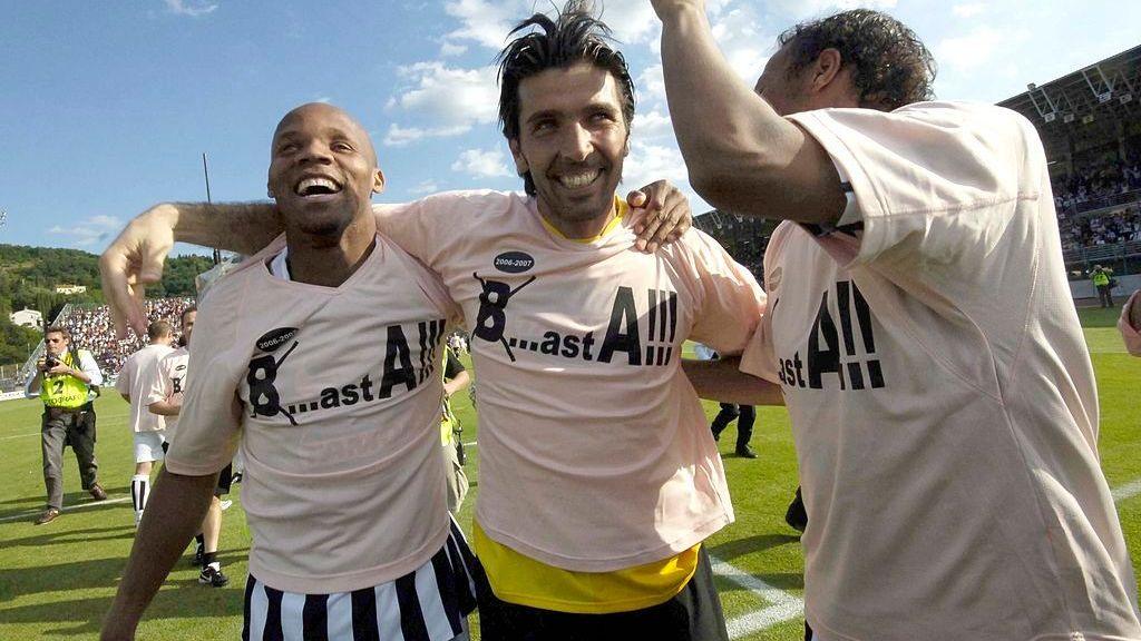 Juventus celebrate promotion from Serie B