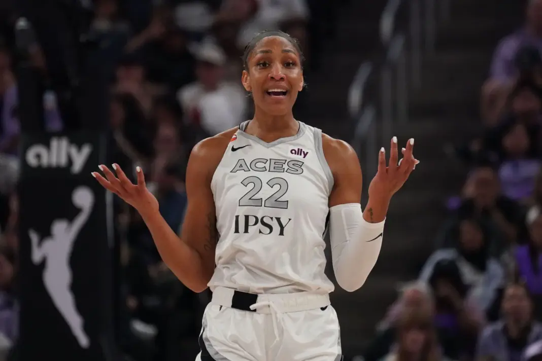 “Hope Clark fans stop complaining”, “Cathy going out a coward” – WNBA Fans Lose It As A’ja Wilson Avoids Suspension After Fever Fan Clash “Hope Clark fans stop complaining”, “Cathy going out a coward” – WNBA Fans Lose It As A’ja Wilson Avoids Suspension After Fever Fan Clash