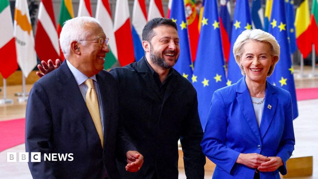Zelensky rallies EU support as Trump says Ukraine leader ‘more difficult to deal with than Putin’ Zelensky rallies EU support as Trump says Ukraine leader ‘more difficult to deal with than Putin’
