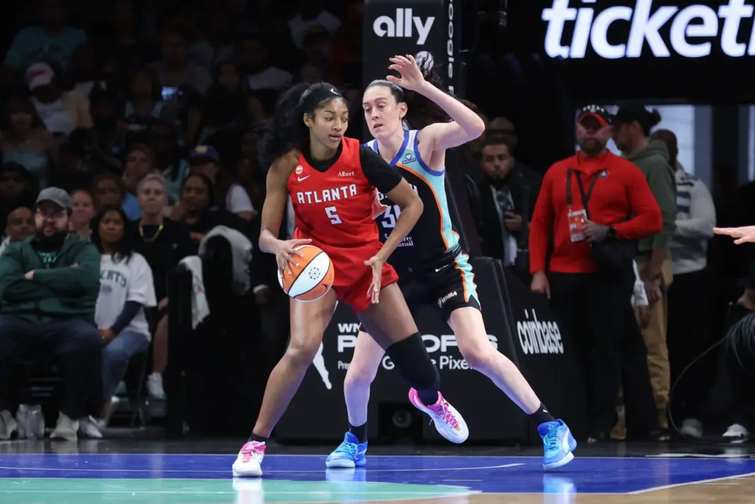 “We’ve Just Entered the Angel Reese Era”: WNBA Fans React as Breanna Stewart Gets Swept for the First Time in WNBA Playoffs “We’ve Just Entered the Angel Reese Era”: WNBA Fans React as Breanna Stewart Gets Swept for the First Time in WNBA Playoffs