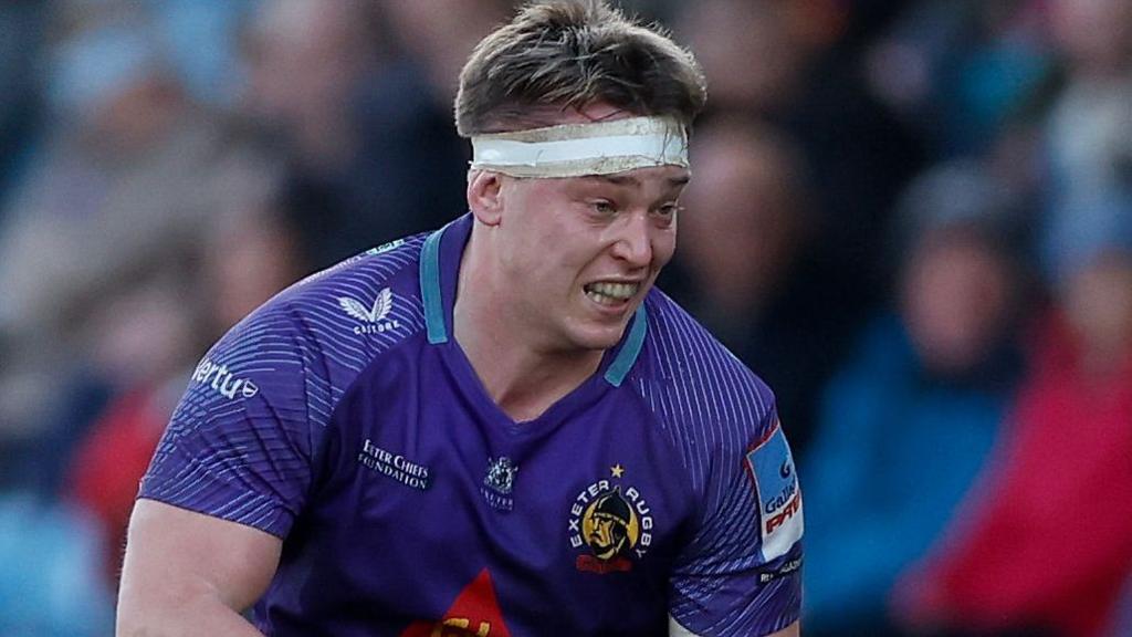 Richard Capstick in action for Exeter